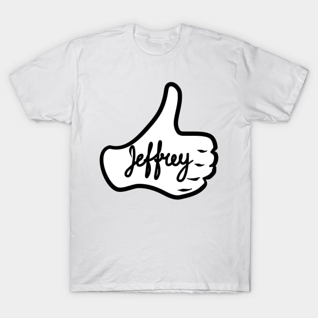 Men name Jeffrey T-Shirt by grafinya